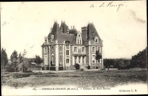 Ak Chenillé Changé Chenillé Champteussé, Chateau du Haut Rocher