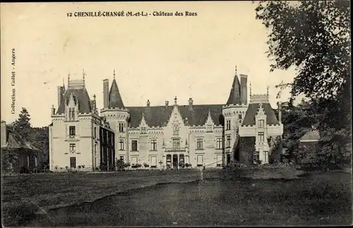 Ak Chenillé Changé Chenillé Champteussé, Chateau des Rues