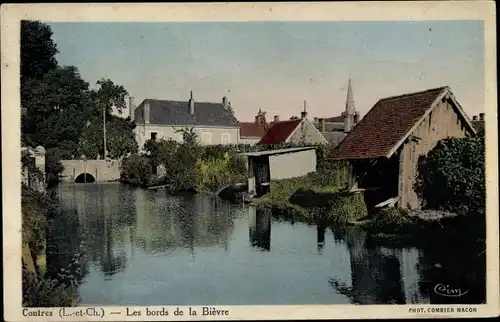Ak Contres Loir-et-Cher, Les Bords de la Bievre