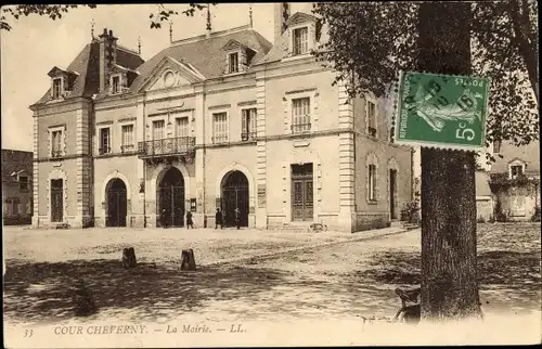 Ak Cour-Cheverny Loir-et-Cher, La Mairie