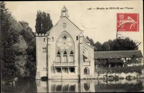 Ak Yerres Essonne, Moulin de Senlis