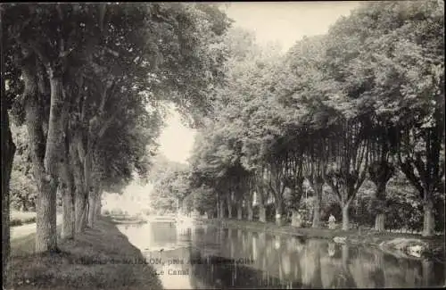 Ak Asnières-sur-Oise Val d'Oise, Chateau de Baillon