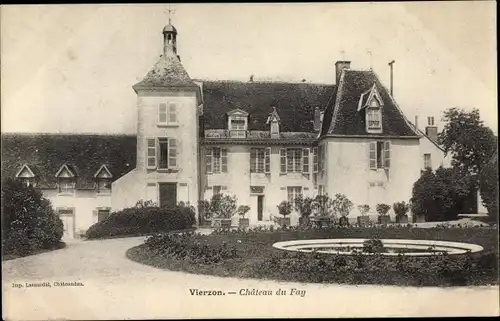 Ak Vierzon Cher, Chateau du Fay