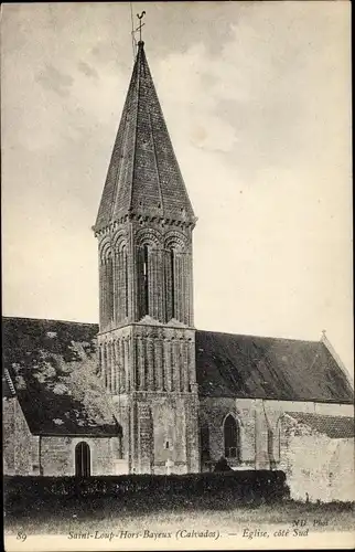Ak Saint Loup Hors Calvados, Eglise, cote Sud