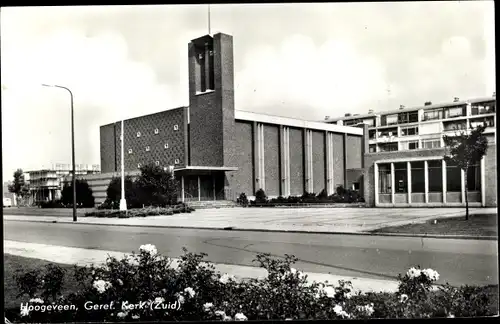 Foto Ak Hoogeveen Drenthe Niederlande, Geref Kerk