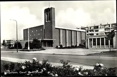 Foto Ak Hoogeveen Drenthe Niederlande, Geref Kerk