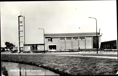 Foto Ak Hoogeveen Drenthe Niederlande, Goede Herderkerk