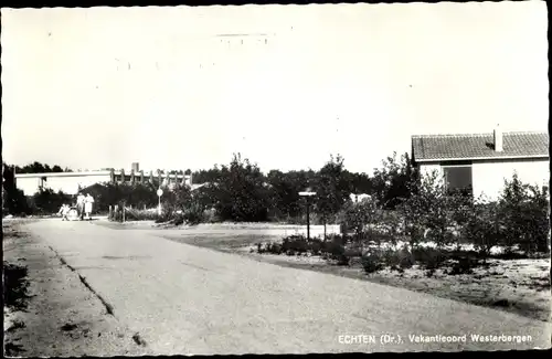 Foto Ak Echten Drenthe Niederlande, Vakantieoord Westerbergen