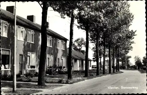 Ak Visvliet Groningen, Stationsweg