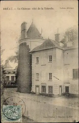 Ak Breau Seine et Marne, Le Chateau