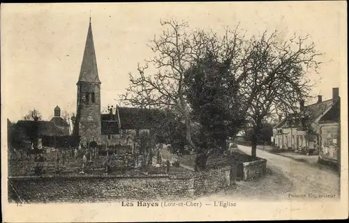 Ak Les Hayes Loir-et-Cher, L'Eglise