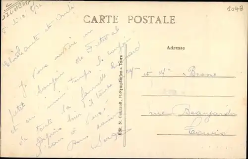 Ak Fréteval Loir et Cher, Vue du Loir