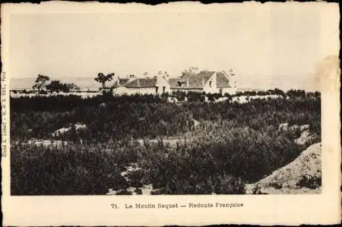 Ak Drancy Seine Saint Denis, Le Moulin Saquet, Redoute, Panorama