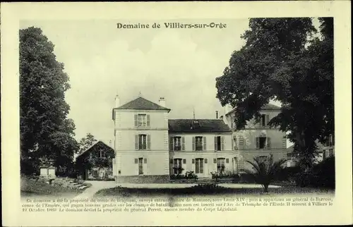 Ak Villiers sur Orge Essonne, Domaine