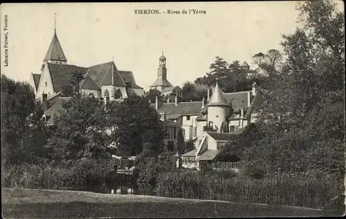 Ak Vierzon Cher, Rives de l'Yevre