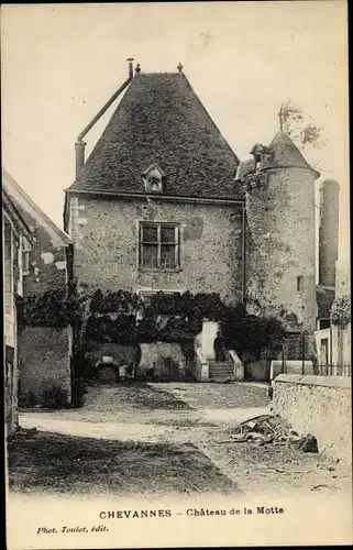 Ak Chevannes, Yonne, Chateau de la Motte