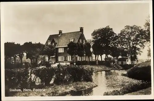 Foto Ak Stedum Groningen Niederlande, Herv Pastorie