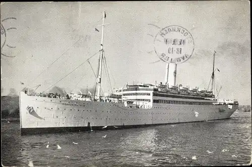 Ak Dampfer SS Grottningholm, Swedish American Line