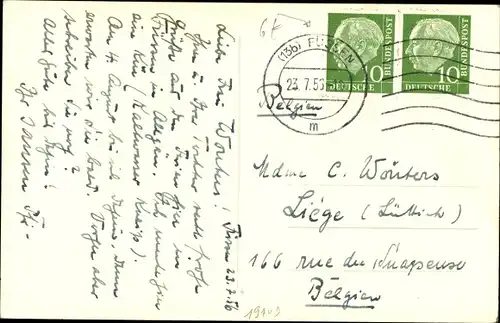 Ak Füssen im Ostallgäu, Wohnhaus