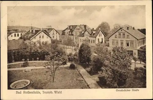 Ak Bad Rothenfelde am Teutoburger Wald, Teutoburger Wald, Osnabrücker Straße