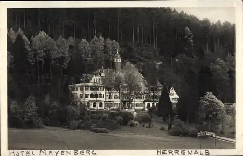 Ak Bad Herrenalb im Schwarzwald, Hotel Mayenberg