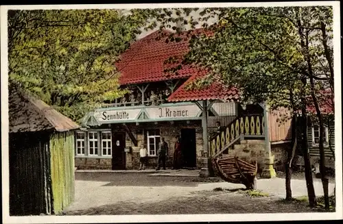 Ak Hameln in Niedersachsen, Waldwirtschaft Sennhütte