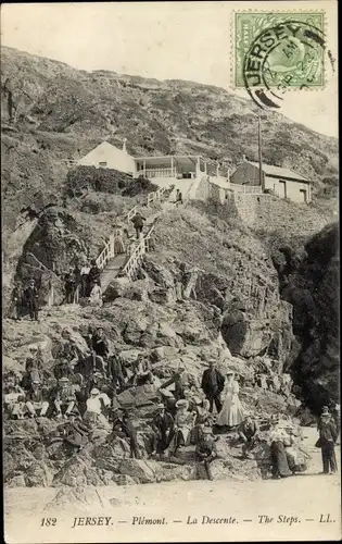 Ak Kanalinsel Jersey, Plémont, La Descente, The Steps