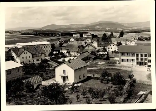 Ak Eging am See am Bayerischen Wald, Blick vom Kirchturm nach Westen