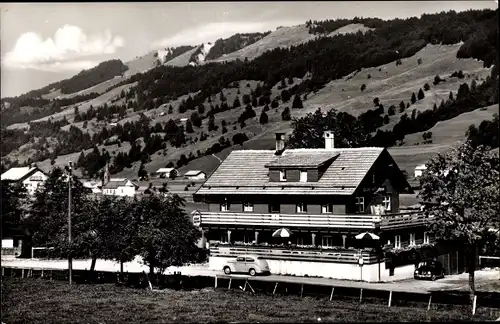 Ak Immenstadt im Allgäu Schwaben, Gasthof Jägerhaus, Auto