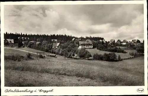 Ak Altenberg Oberbärenburg Erzgebirge, Ortspartie