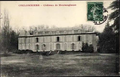 Ak Coulommiers Seine et Marne, Chateau de Montanglaust