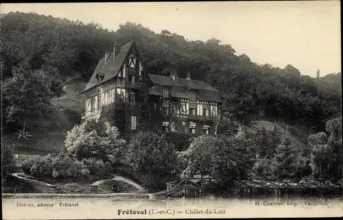 Ak Fréteval Loir et Cher, Chalet du Loir