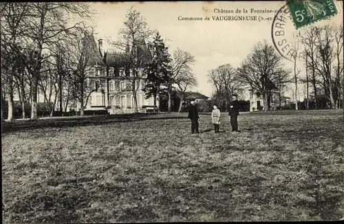 Ak Vaugrigneuse Essonne, Chateau de la Fontaine