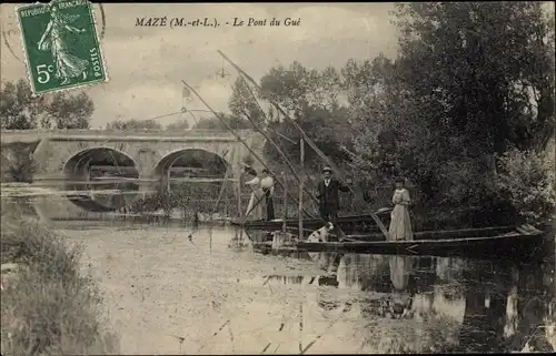 Ak Mazé Maine et Loire, Le Pont du Gue