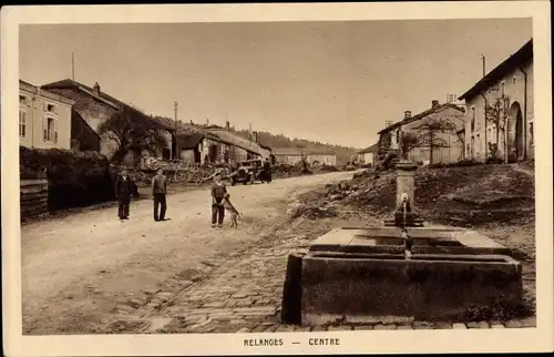 Ak Relanges Vosges, Centre, Chien