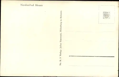 Ak Büsum Kreis Dithmarschen, Ortsansicht, Brücken