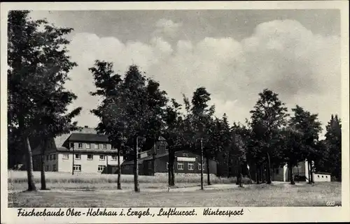 Ak Ober Holzhau Rechenberg Bienenmühle Erzgebirge, Fischerbaude