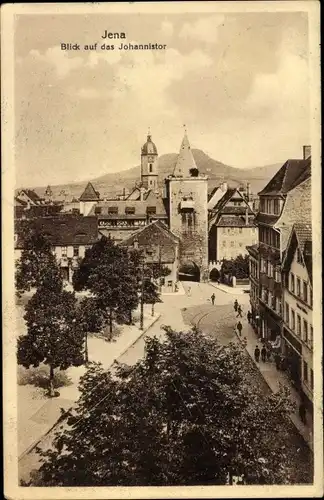 Ak Jena in Thüringen, Blick auf das Johannistor
