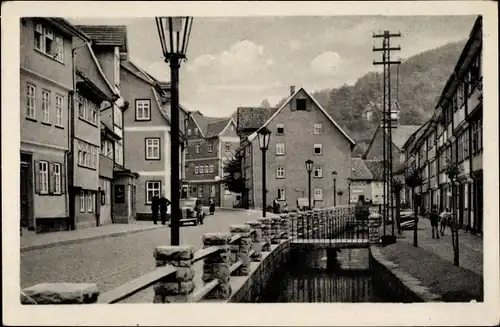 Ak Schmalkalden im Thüringer Wald, Straßenpartie