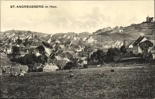 Ak St. Andreasberg Braunlage im Harz, Gesamtansicht