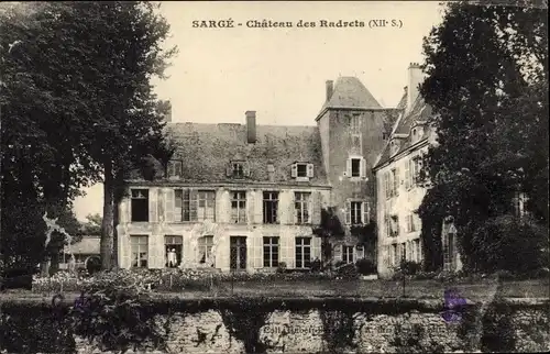 Ak Sargé Loir-et-Cher, Chateau des Radrets