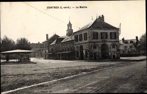 Ak Contres Loir-et-Cher, La Mairie