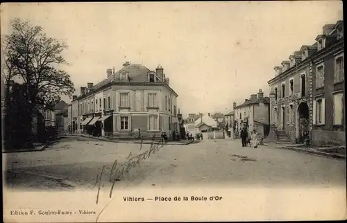 Ak La Salle de Vihiers Maine et Loire, Place de la Boule d'Or