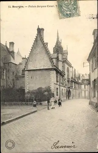 Ak Bourges Cher, Palais Jacques Coeur