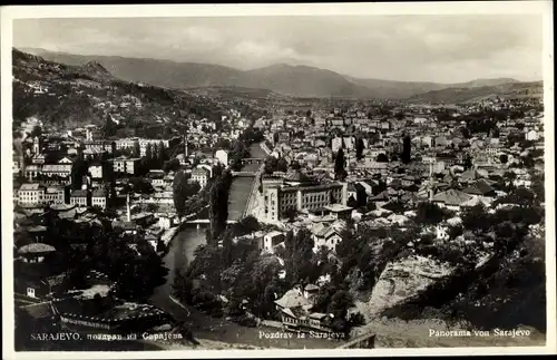 Ak Sarajevo Bosnien Herzegowina, Panorama