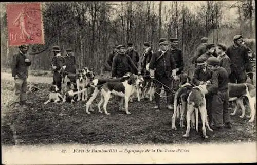 Ak Rambouillet Yvelines, Equipage de la Duchesse d'Uzes