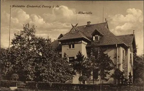 Ak Coswig in Sachsen, Heilstätte Lindenhof, Albertvilla