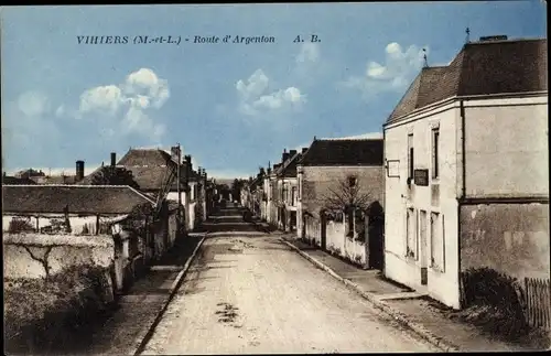 Ak La Salle de Vihiers Maine et Loire, Route d'Argenton