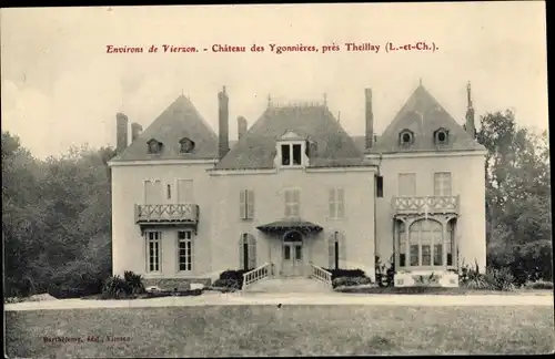 Ak Theillay Loir et Cher, Environs de Vierzon, Chateau des Ygonnieres