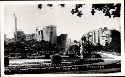 Foto Ak Rio de Janeiro Brasilien, Praca Paris